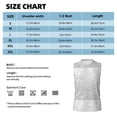 thumbnail image 5 of Goofa Silver Glitter Printed Men's Sleeveless T-Shirt - Athletic Gym Workout Tank Top for Men - Moisture-Wicking, UPF 30+ Quick-Dry Muscle Tee-X-Large, 5 of 8