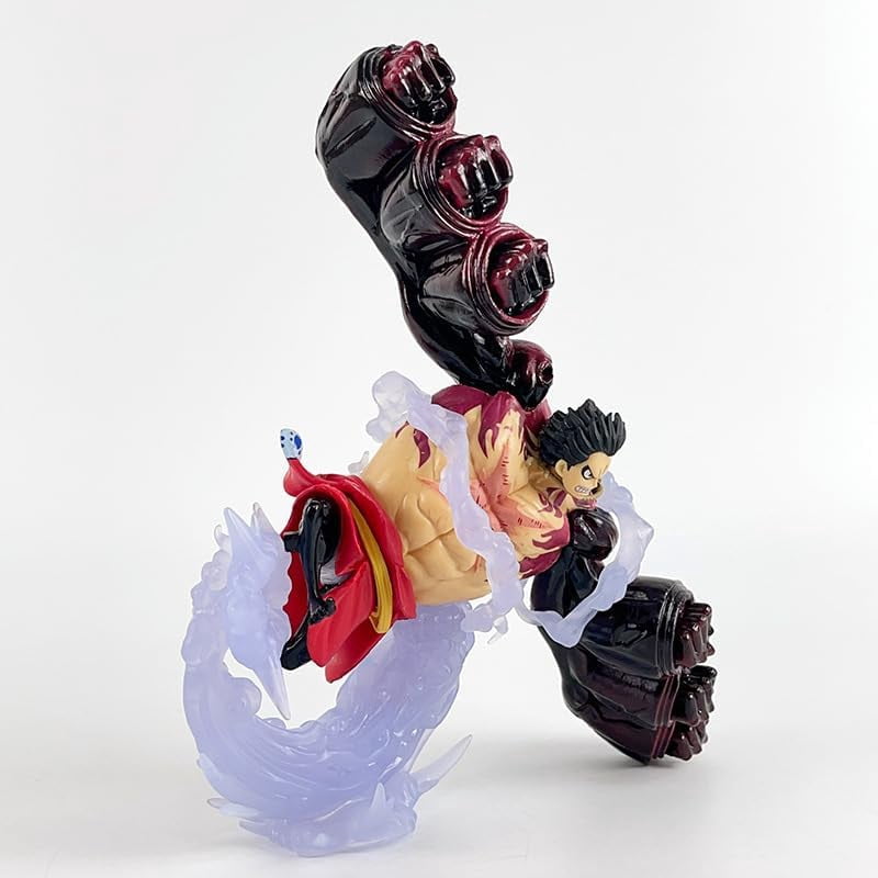 Newly Roronoa Zoro Figure Monkey D. Luffy Figure Edward Newlygate Figure Fighting Anime Figures 19cm/7.5inch Handmade PVC Manga Craft Gift (Luffy)