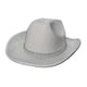 thumbnail image 1 of Sombrero de vaquero con , sombrero de , sombrero de sol para discoteca, accesorio de fiesta, vestido elegante Blanco Jinwen sombrero de vaquero, 1 of 8