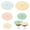 Light, variant on lkoopy 5PCS Heat Resistant Suction Lids, 5 Sizes Silicone Lids for Bowls and Food Covers, Silicone Food Storage Lids with Flower Design, Reusable, for cups, bowls, plates, pots, pans