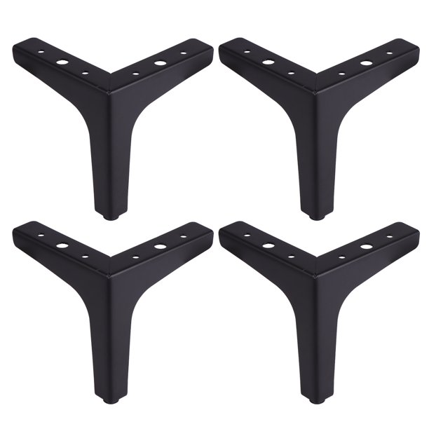 Etereauty Legs Furniture Metal Sofa Gold 4 Set Dresser Couch Feet Chair