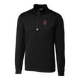 thumbnail image 2 of Men's Cutter & Buck  Black Indianapolis Indians Big & Tall Traverse Stretch Quarter-Zip Top, 2 of 3