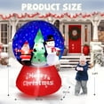 thumbnail image 5 of VINGLI 6ft Tall Christmas Snow Ball Inflatable, Blow Up Yard Decoration with Secure Stakes Storage Bag, Electric Blower Fan for Indoor Outdoor Garden Decor, 5 of 8