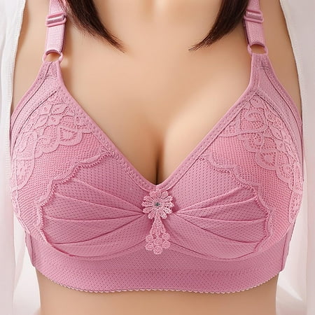 Patlollav Woman Plus Size Bras Comfortable Breathable Bra Lingerie