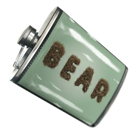 

NEONBLOND Flask Bear Furry Teddy Bear Letters