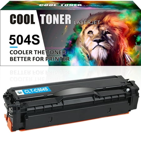 Ink realm Compatible Toner Cartridge for Samsung CLT-C504S 504S CLP-415N 415NW CLX-4195 4195N 4195FN 4195FW Xpress SL-C1810W C1860F C1860FW Printer Ink Cyan, 1-Pack