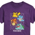 thumbnail image 2 of Pokémon - Stacked Logo Pikachu And Friends - Men's Short Sleeve Graphic T- Shirt, 2 of 4