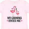 thumbnail image 4 of Inktastic Gramma Loves Me Girl Flamingo Girls Toddler T-Shirt, 4 of 5