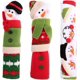 thumbnail image 4 of Cubiertas navideñas para manijas de refrigerador Decoraciones de muñecos de nieve Electrodomésticos de cocina Cubiertas para manijas de refrigerador Decoraciones navideñas Cubiertas para manijas JAMW Sencillez, 4 of 5