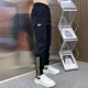 thumbnail image 2 of Pantalones Casual Negro Elástico Jeans Hombre Stretch Cropped Hombre Pantalones Vaquero Xs Regular Original Verano 2024 Tendencia Primavera Otoño, 2 of 4