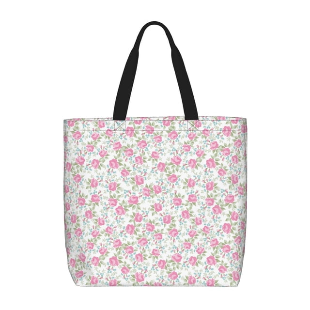 Balery Floral Bolsa de Mano para Mujeres con Cremallera, Bolsa de Gimnasio con Compartimentos, Bolsa para Laptop, Bolsa para Trabajo