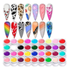 thumbnail image 4 of Kits Para Uñas 36 colores Esmaltes Pintura Gel Dibujo Cepillo, 4 of 4