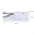 thumbnail image 5 of Portable Manual Sewing Machine Handheld Rope-free Electric Quick Build DIY Apparel Supplies Arts Crafts Home Garden Embroidery ,Smooth Thread Sewing, 5 of 5