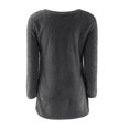 thumbnail image 2 of Aoochasliy Womens Sweaters Pullover Clothes Casual Solid Jumper Blouse, 2 of 4