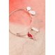 thumbnail image 4 of Pulsera Alex and Ani Strength Cardinal Duo Charm en plata, 4 of 9
