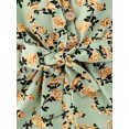 thumbnail image 5 of Mevireiy Baby Girls Leopard Romper Overalls Strap Button Sleeveless Halter Summer Jumpsuit Shorts Outfits, 5 of 8