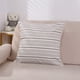 thumbnail image 3 of Funda de almohada decorativa de granja, Juego de 2 fundas de almohada cuadradas modernas de rayas grises, 45*45CM, 3 of 5