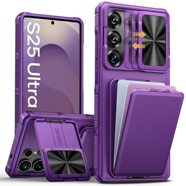 Funda de teléfono SSLOTSCASE para Samsung Galaxy S25 Ultra Dark Purple