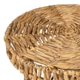 thumbnail image 6 of JONATHAN Y Amara 17" Coastal Bohemian Handwoven Water Hyacinth Round Tripod End Table, Natural, TBL2507A, 6 of 6