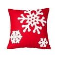 thumbnail image 2 of SPRING PARK Christmas Pillow Covers, Square Christmas Throw Pillows Outdoor, Snowflakes Merry Christmas Pillow Cases for Winter Holiday Home Sofa Bed Decor, 2 of 8