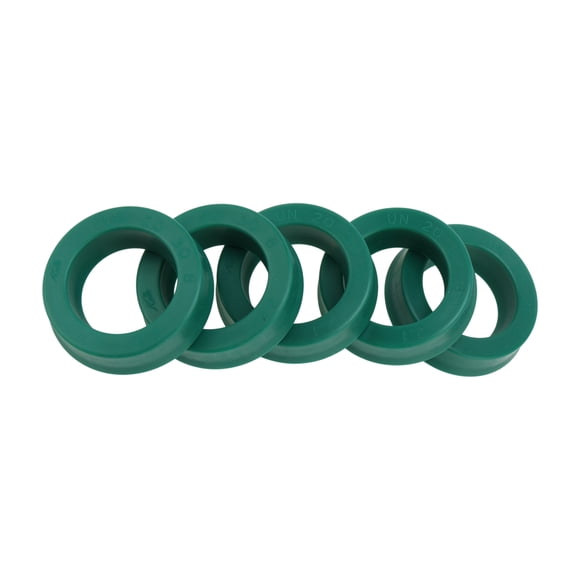 Anillo de Sello de Aceite Universal Labio UN de Bargains Únicos 20x30x8mm Alta Presión TPU Verde 5 Pcs