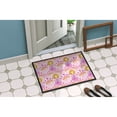 thumbnail image 4 of Watercolor Princess and Crown Door Mat, 4 of 4