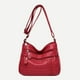 thumbnail image 5 of Bolso Mensajero para Mujer Bolso Hombro Cuero Suave PU (rojo), 5 of 8