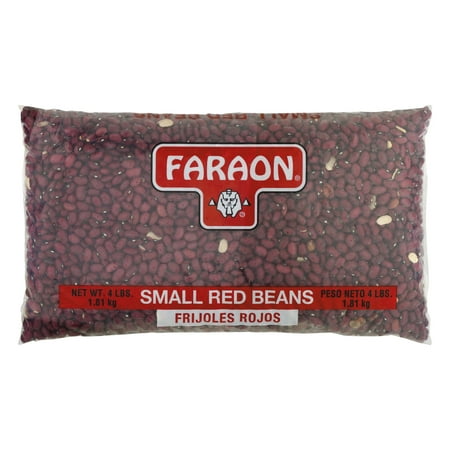 Red Lentil Beans - Faraon Small Red Beans, 4.0 LB