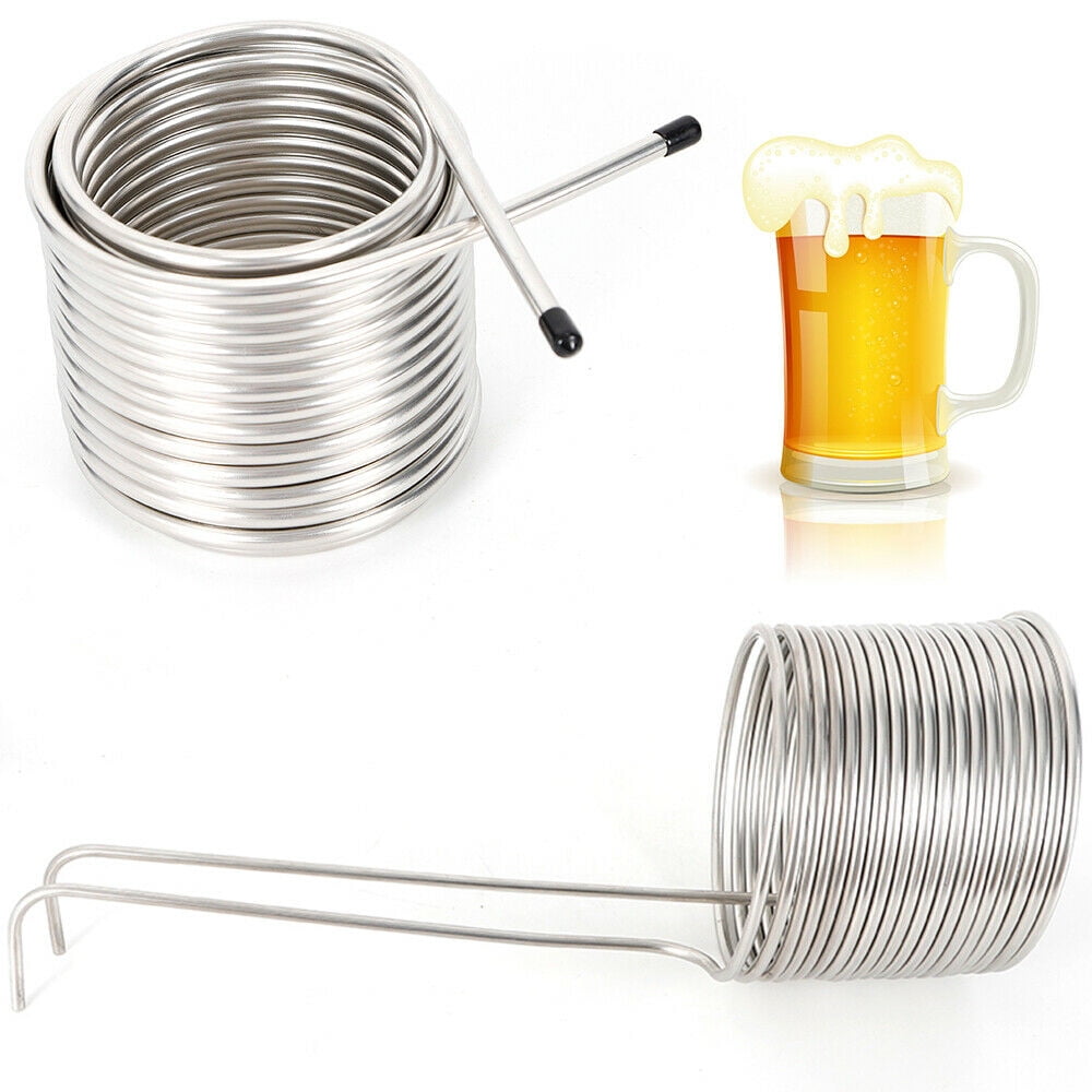 50' Stainless Steel Wort Chiller Coil with Fittings Home Brewing Beer