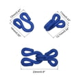 thumbnail image 2 of Sewing Hooks and Eye, 14pack Polyester Covered Hooks and Eyes Closure for Clothing (Dark Blue, 23mm Length), 2 of 7