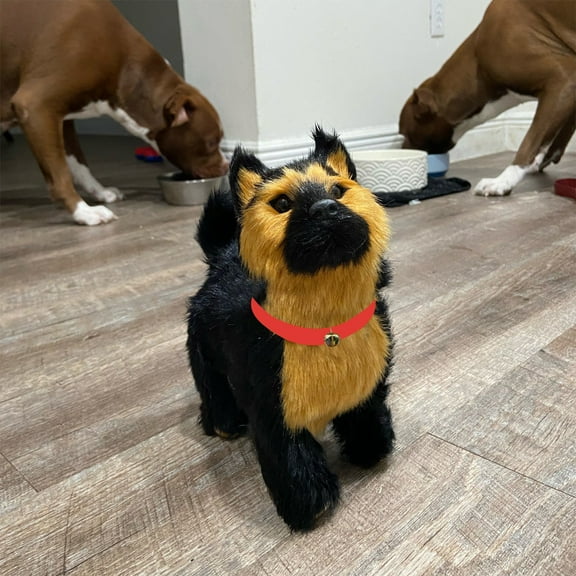 Robot Dog Toys Interactive Electronic Plush Puppy Sound Control Teddy Walk Bark with Music Touching Control Robotic Animal Pet