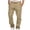 Khaki cargo pants men fashion fall/winter/spring clothes, variant on Jessboyy Cargo Pants for Men Elastic Waist Straight Leg Cargo Trousers Casual Outdoor Hiking Work Pants with Pockets Dark Gray,XL