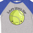 thumbnail image 4 of Inktastic Future Tennis Star Cute Tennis Ball Boys or Girls Toddler T-Shirt, 4 of 5