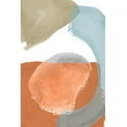 thumbnail image 2 of Medley, Elizabeth 23x32 Gold Ornate Wood Framed with Double Matting Museum Art Print Titled - Shapes In Pastel  II, 2 of 4