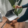 thumbnail image 3 of HumanCentric Laptop Riser for Desk in Maple Wood Top and Space Gray Aluminum Base, Compatible with MacBook and Other Laptops Up to 16 Inches, Ergonom, 3 of 3