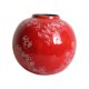 thumbnail image 5 of Jarrón de cerámica roja para flores, jarrón decorativo coleccionable, jarrón de mesa para flores. Altura 24cm, 5 of 9