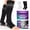 Black, variant on BraceAbility Wide Calf Knee High Diabetic Compression Socks, 20-30 mmHg Over the Calf Neuropathy Socks for Swollen Legs, Black, XL/2XL Wide, 1 Pair
