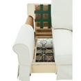 thumbnail image 6 of Swivel Rocking Chair Slipcovered Armchair - Comfortable Living Room Seating, 6 of 8