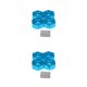 thumbnail image 2 of Adaptador de cubo hexagonal de rueda Bewildely 12MM azul 2Conjunto, 2 of 6