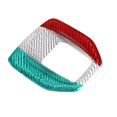 thumbnail image 5 of Cubierta de panel de cambio de marchas de consola central de automóvil de fibra tricolor real para 2017-2019, 5 of 5