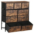thumbnail image 4 of ZENY Large Wood Dresser with Steel Frame, 11.8" x 39.3" x 39.3", 4 of 8