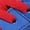 Royal Blue Red, variant on Men'S Professional Boxing Shoes - Heavy-Duty High-Top Training Sneakers with Slip-Resistant Rubber Sole, Breathable Round Toe Design & Cushioned Insole - Full-Grain Faux Leather Wrestling, Weightlift