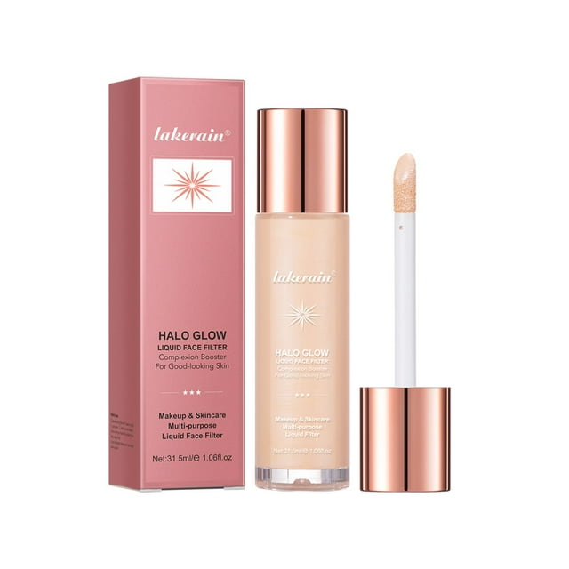 Maquillaje líquido iluminador, hidratante y de larga duración para iluminar y reparar el rostro 31,5 ml