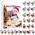thumbnail image 4 of Christmas Tree Decorations,Christmas Countdown Calendar Snowman Style, Acrylic Tree Pendant, 4 of 5