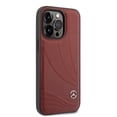thumbnail image 4 of Funda de piel Mercedes Benz Diseño Olas para iPhone 14 Pro Max Rojo, 4 of 8