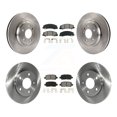 thumbnail image 1 of Transit Auto Front Rear Disc Brake Rotors and Semi-Metallic Pads Kit for Car Chevrolet Impala Limited K8S-100811, 1 of 11