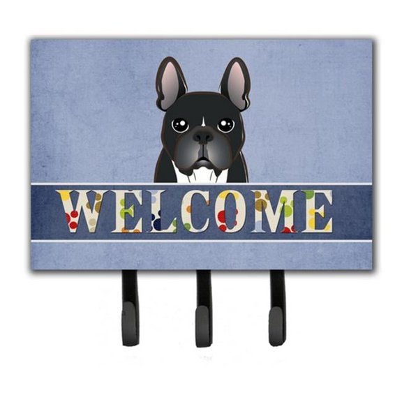 Carolines Treasures BB1413TH68 French Bulldog Welcome Leash & Key Holder