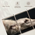thumbnail image 6 of Elephant Stock Loyal Dog Wall Art - Horizontal Multi Panel Canvas - Living Room Wall Decor - Animal Multi Panel - Brown And White Decor - 26" x 12", 6 of 8