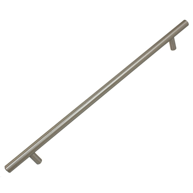 GlideRite 11 in. Center Solid Modern Bar Pull, Stainless Steel