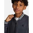 thumbnail image 2 of AND1 Boy's Baseline Bomber Jacket, Sizes 4-18, 2 of 6